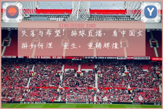 失落与希望！排球直播，看中国女排如何涅槃重生，重铸辉煌！